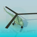 3D Modell Hubschrauber - Vorschau