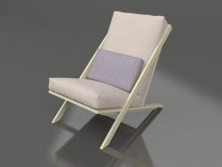 Club chair for relaxation (Gold)