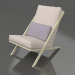 3d model Club chair for relaxation (Gold) - preview