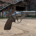 3d Револьвер Low Poly модель купити - зображення