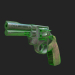 3d Револьвер(Revolver) Low Poly модель купить - ракурс