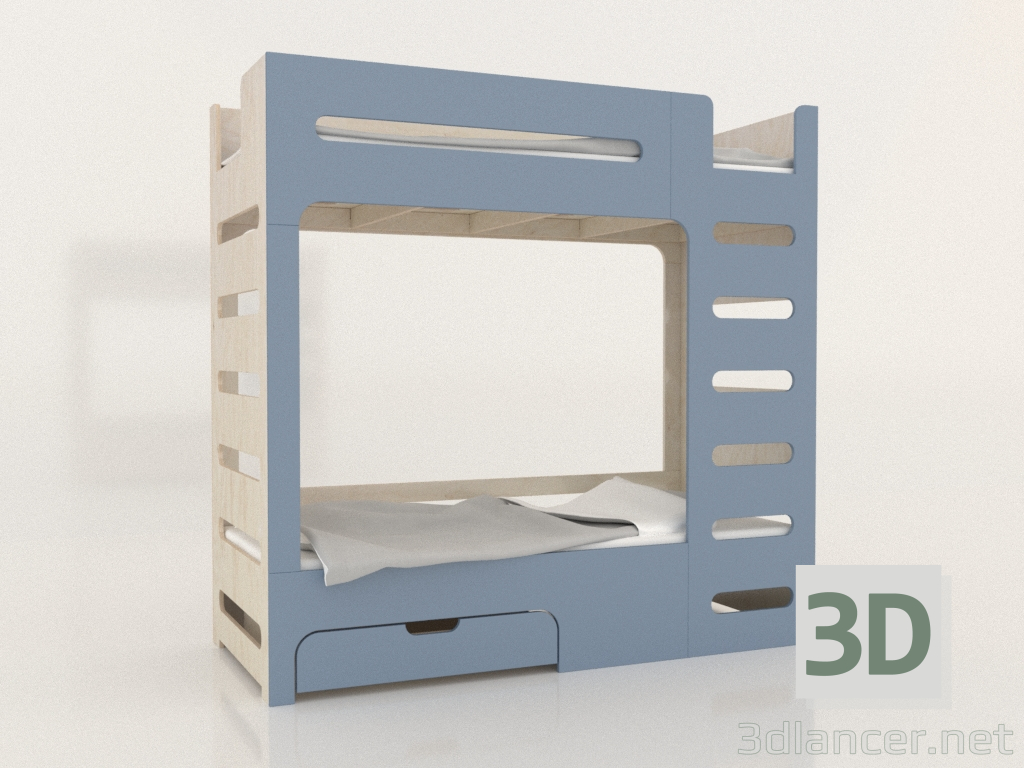 modèle 3D Lit superposé MOVE ER (UAMER1) - preview