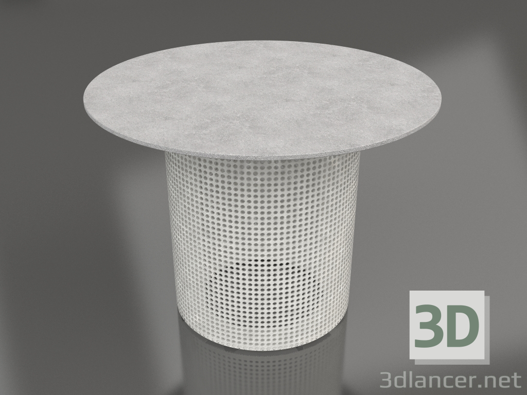 modello 3D Tavolino rotondo Ø60 (Grigio agata) - anteprima