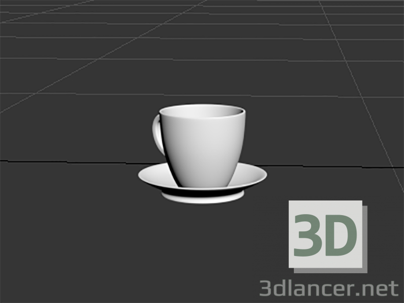 modèle 3D Tasse de thé - preview