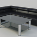 3d Sofa and coffee table model buy - render