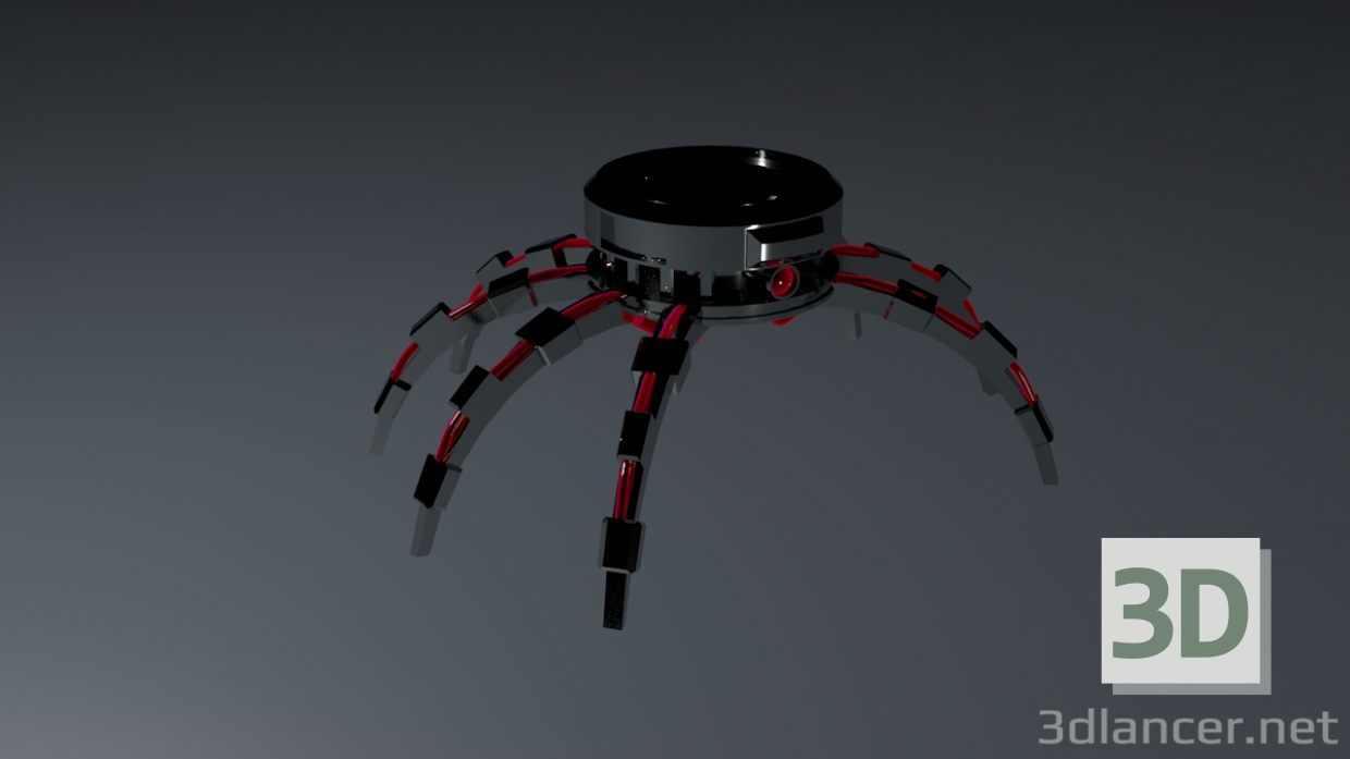 3d паук модель купить - ракурс