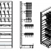 3d shelf (стеллаж) строительный модель купить - ракурс