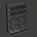 modello 3D di costruzione di scaffali comprare - rendering