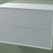 3d model Caja doble (8AUCCA01, Glacier White C01, HPL P03, L 72, P 36, H 48 cm) - vista previa