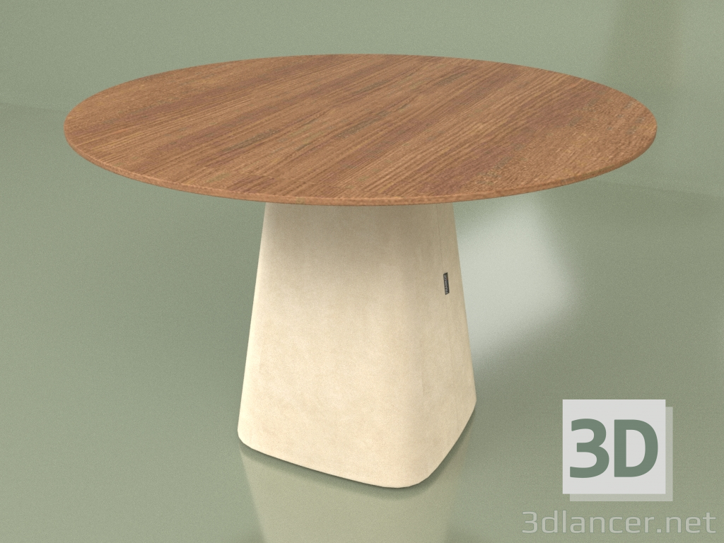 3D modeli Yemek masası İkili (Kalay-118) - önizleme