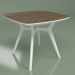 modèle 3D Table à manger Lars Noyer (blanc, 900x900) - preview