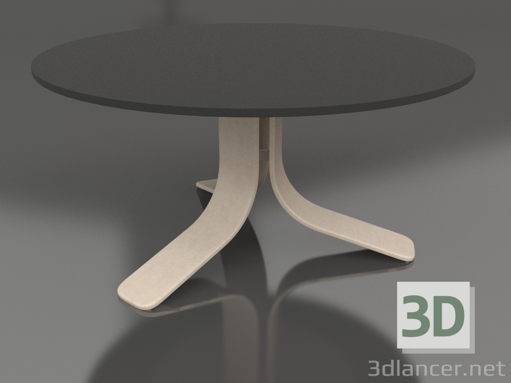 3d модель Кофейный стол Ø80 (Sand, DEKTON Domoos) – превью