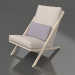 3D modeli Rahatlama için kulüp sandalyesi (Kum) - önizleme