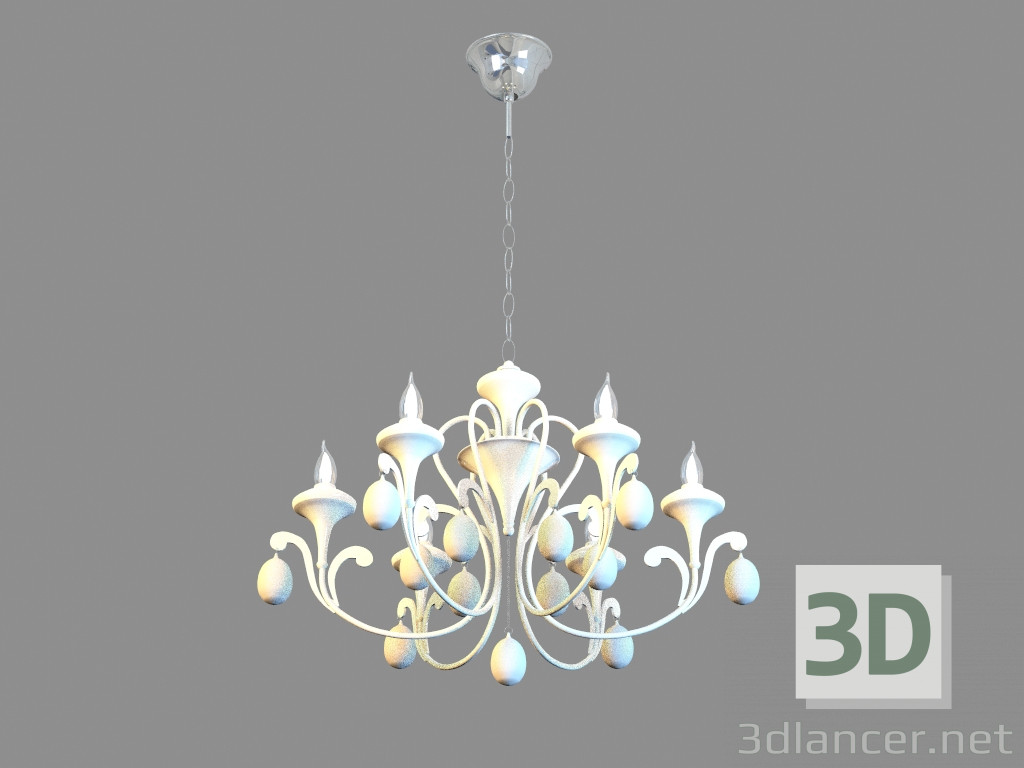 3d model Chandelier A3239LM-6WH - preview