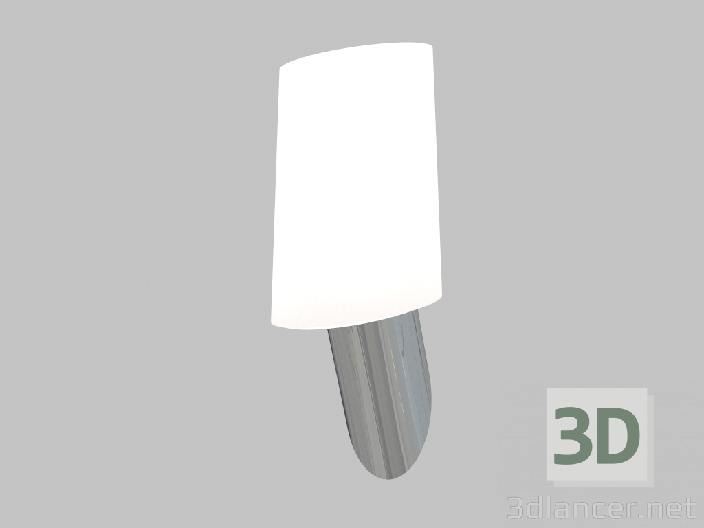 3D Modell Wandleuchte Muro (808610) weiß - Vorschau