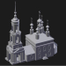 3d модель Суздаль. Михали. Церковь Михаила Архангела – превью