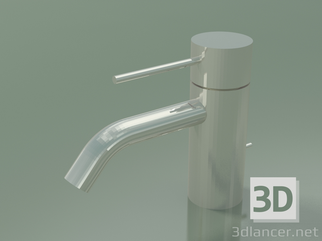 3d model Mezclador monomando de lavabo con desagüe (33501662-080010) - vista previa