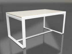 डाइनिंग टेबल 150 (डेकटन डैने, सफ़ेद)