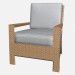 modèle 3D Fauteuil Club fauteuil 6422 6429 - preview