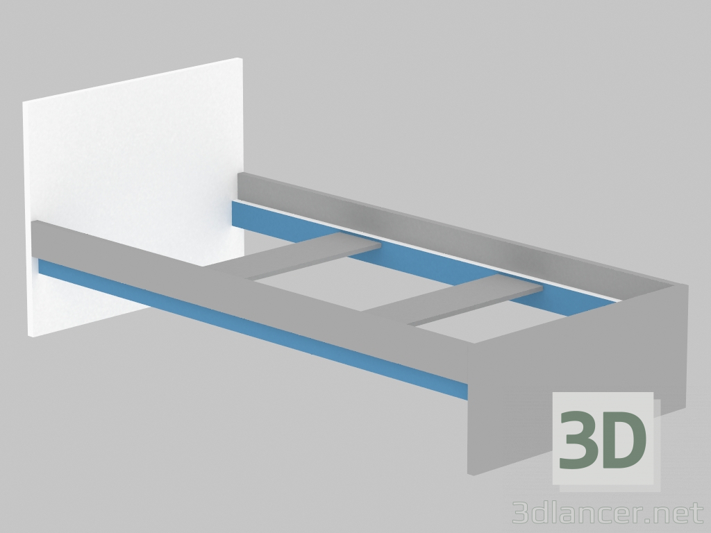 3D modeli Yatak (TİP LASZ01) - önizleme