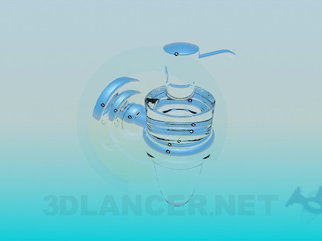 3d model frasco de jabón líquido - vista previa