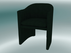 Chaise de salle à manger, mocassins de bureau (SC24, H 79cm, 57х59cm, Velvet 1 Forest)