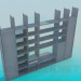 3D Modell Wand-Schrank an der Decke befestigt - Vorschau