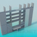 3D modeli Duvar-dolap tavana bağlı - önizleme