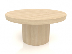 कॉफी टेबल जेटी 021 (डी = 800x400, लकड़ी सफेद)
