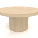 3 डी मॉडल कॉफी टेबल जेटी 021 (डी = 800x400, लकड़ी सफेद) - पूर्वावलोकन