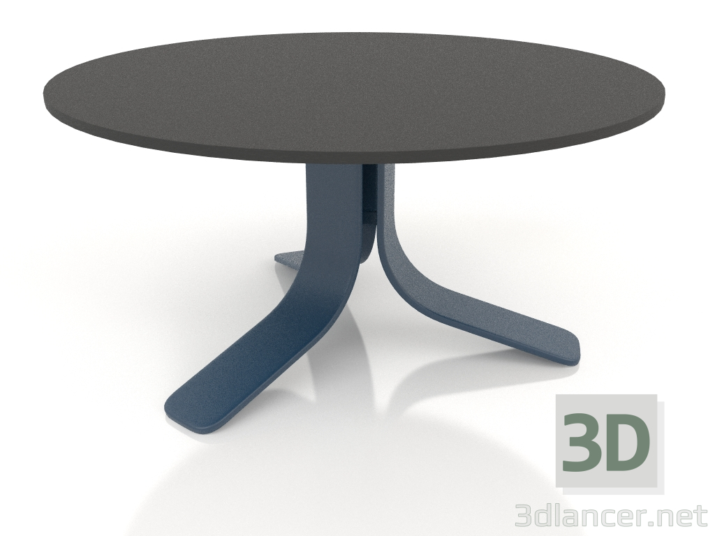 3d модель Кофейный стол Ø80 (Grey blue, DEKTON Domoos) – превью