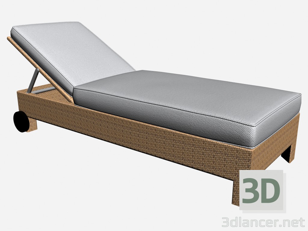 modèle 3D Bouncer Deckchair Cinema 6460 6465 - preview