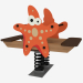 3d модель Гойдалка дитячого ігрового майданчика Морська зірка (6125) – превью
