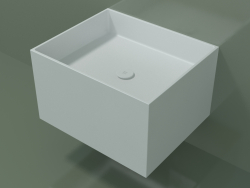 Wall-mounted washbasin (02UN32301, Glacier White C01, L 60, P 50, H 36 cm)