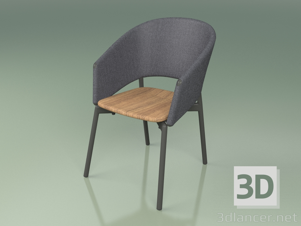 modèle 3D Chaise confort 022 (Metal Smoke, Grey) - preview