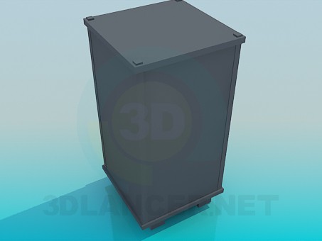 modello 3D Mobile alto - anteprima