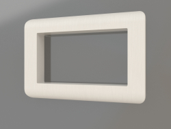 Frame for double socket Stream (mother-of-pearl)