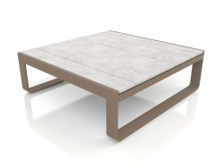 Mesa de centro 90 (DEKTON Kreta, Bronze)