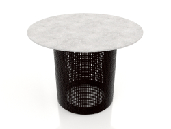 गोल कॉफ़ी टेबल Ø60 (काला)