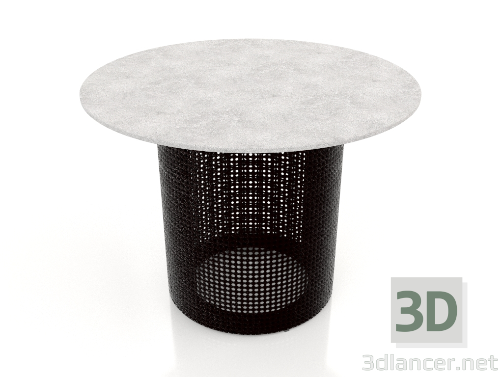 modèle 3D Table basse ronde Ø60 (Noir) - preview
