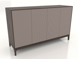 Mobile TV FARGO con frontali fresati 1600x500x950 mm (platino, rovere scuro, opzione 3)
