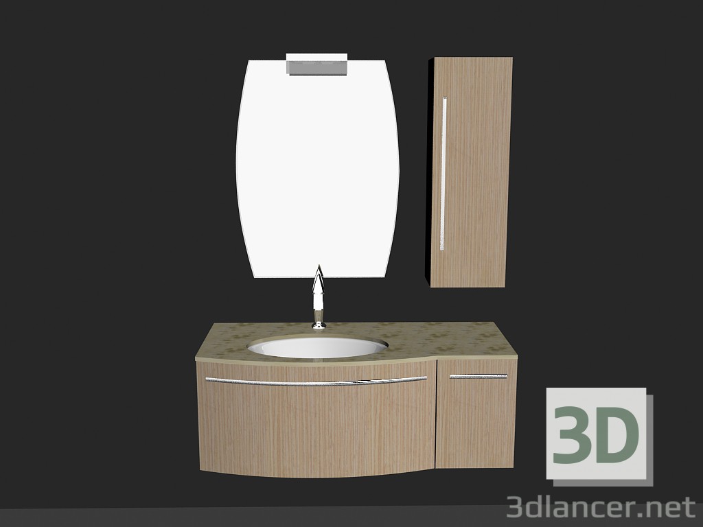 modèle 3D Système modulaire pour salle de bain (chanson) (27) - preview