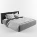 3D modeli Modern yatak - önizleme