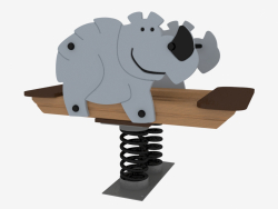 Rocking chair de l'aire de jeux Rhinocéros (6126)