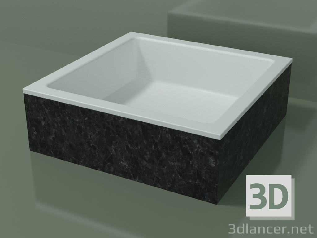 3d model Countertop washbasin (01R121301, Nero Assoluto M03, L 48, P 48, H 16 cm) - preview