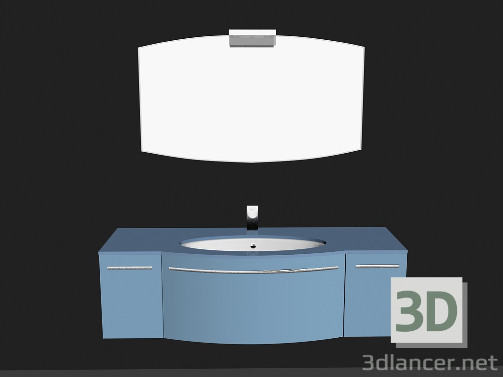 3d model Modular system for bathroom (song) (28) - preview