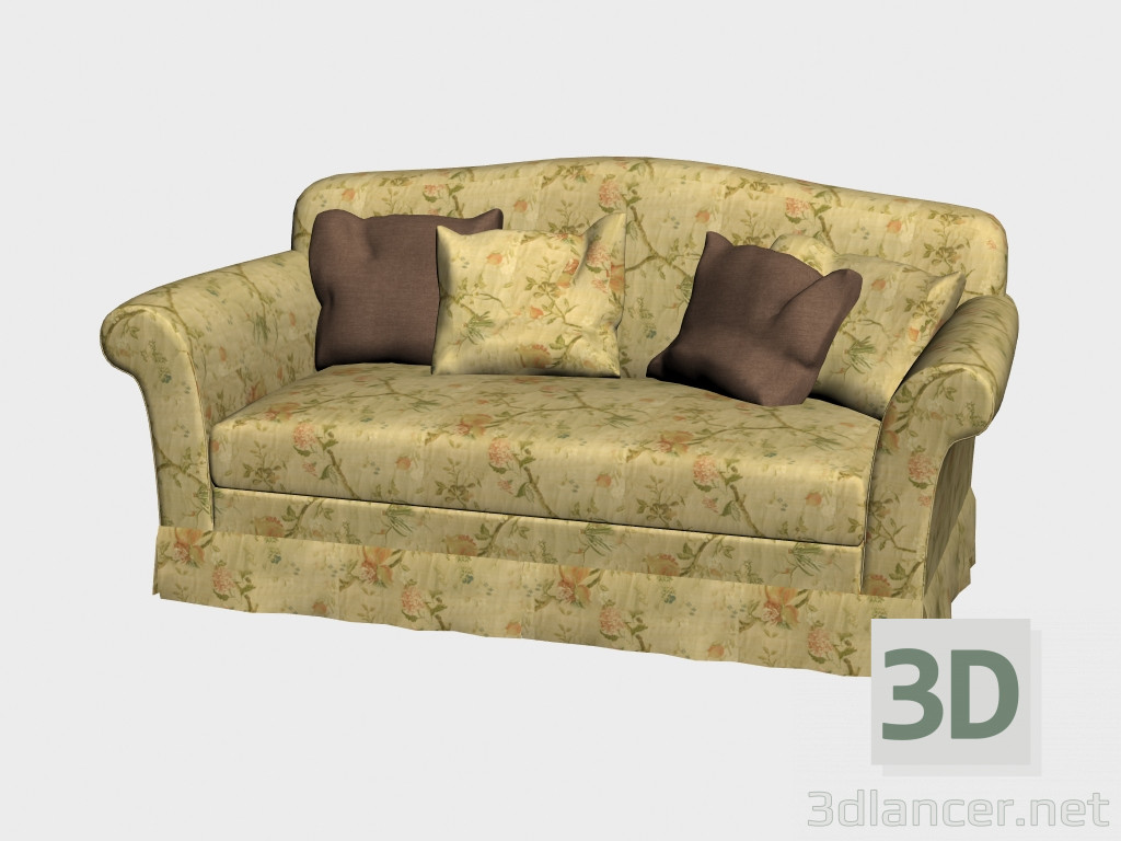 3d model Luxury Sofa (211х108) - preview