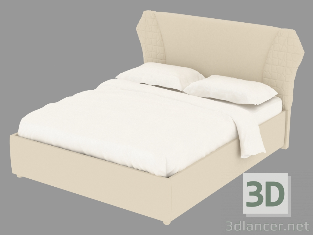 3d модель Кровать двуспальная L3MONC – превью