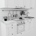 3d kitchen set model buy - render