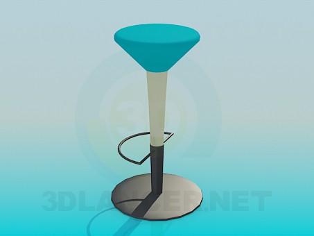 3D modeli Bar tabure - önizleme